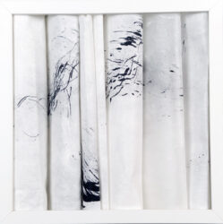 gerahmt, mixed media, H 30 x B 30 cm