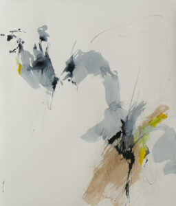 2022 I Chinesische Tusche I Oelpastellkreide I Graphit auf Büttenpapier I H 85.5 x B 74.5 cm I Rahmen 123 x B 103