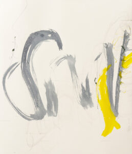 Chinesische Tusche I Graphit auf Büttenpapier I H 85.5 x B 74.5 cm | Rahmen H 123 x B 103 cm