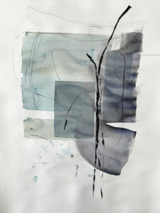 Mixed Media I H 108 x B 72 cm I on Arches Velin BFK Rives Blanc 300 gr.